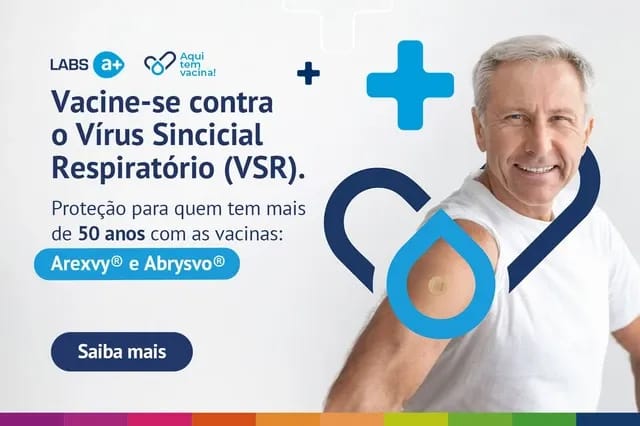 Proteção e cuidado para quem tem mais de 50 anos: vacine-se contra o vírus sincicial respiratório (VSR)